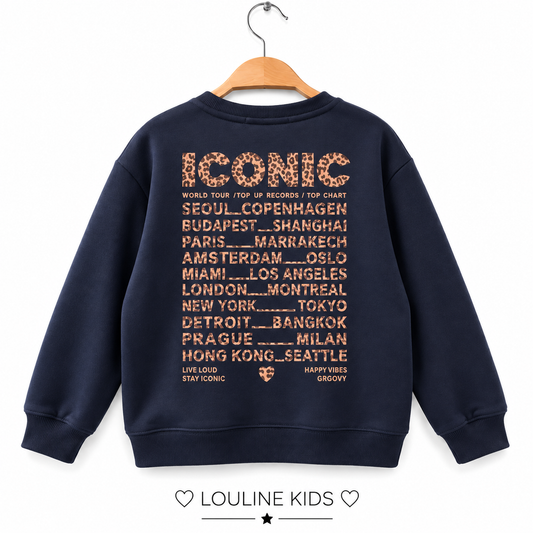 Mère & Enfant - Sweat navy CONIC