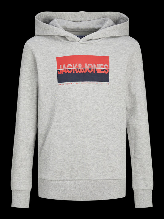 Jack&Jones - Sweat à capuche light grey JJNOLAN