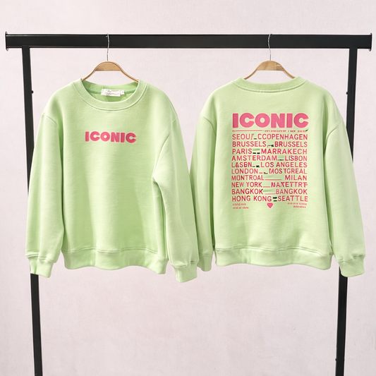 Mère & Fille - Sweat menthe ICONIC