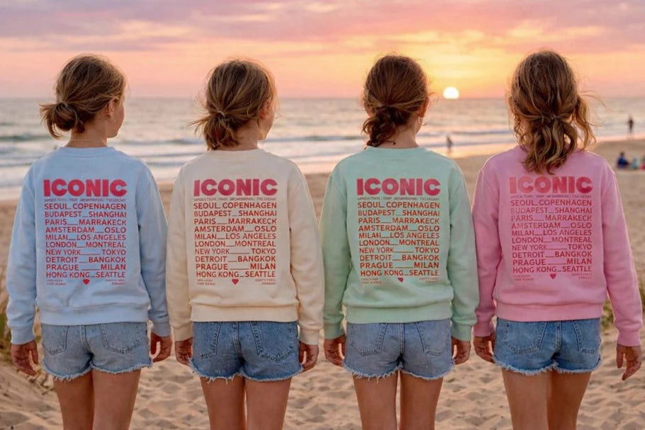 Mutter und Tochter – IKONISCHES Vanille-Sweatshirt