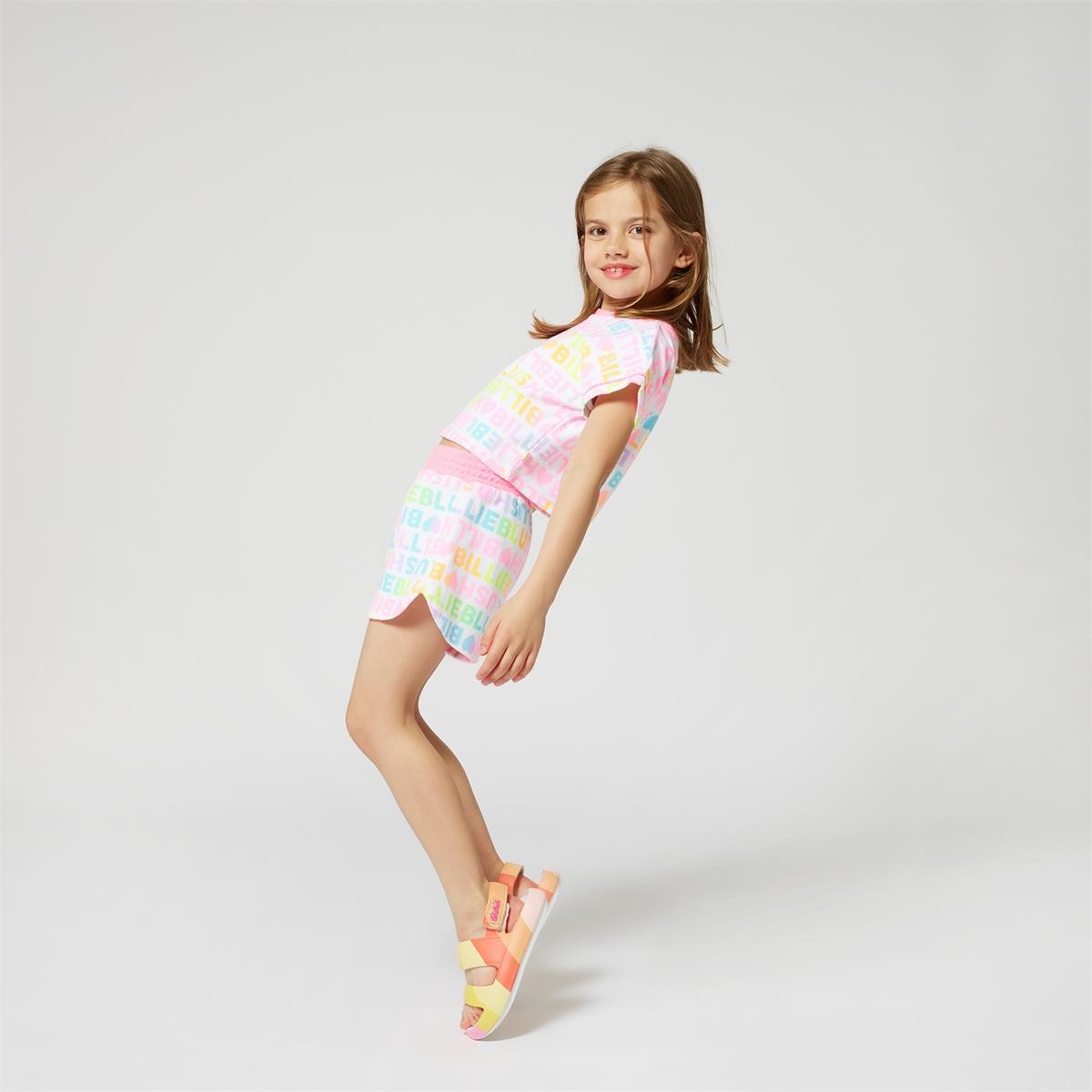 Billieblush - T-shirt éponge & bande sequin sur les manches