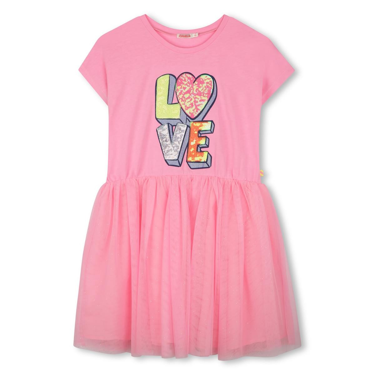Billieblush - Liebe rosa Kleid mit Tüll darunter
