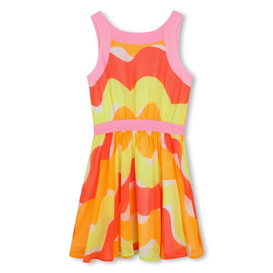 Billieblush - Crêpe -Kleid mit Hosenträgern • Vague Print