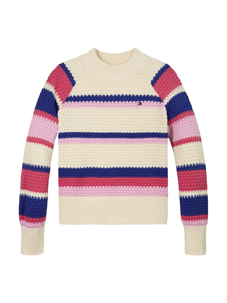 Tommy Hilfiger - Sweat multi stripes raglan sleeve