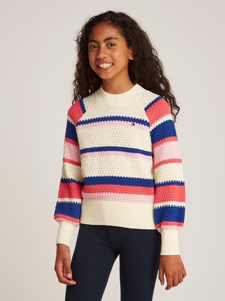 Tommy Hilfiger - Sweat multi stripes raglan sleeve