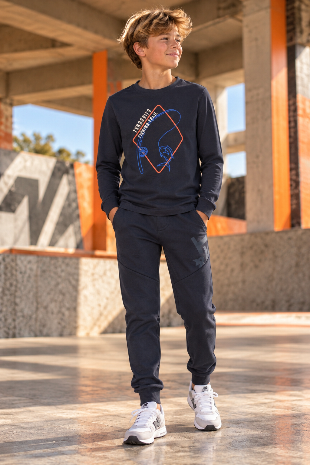 Tygo & Vito - Dark Slate MAX long sleeve t-shirt