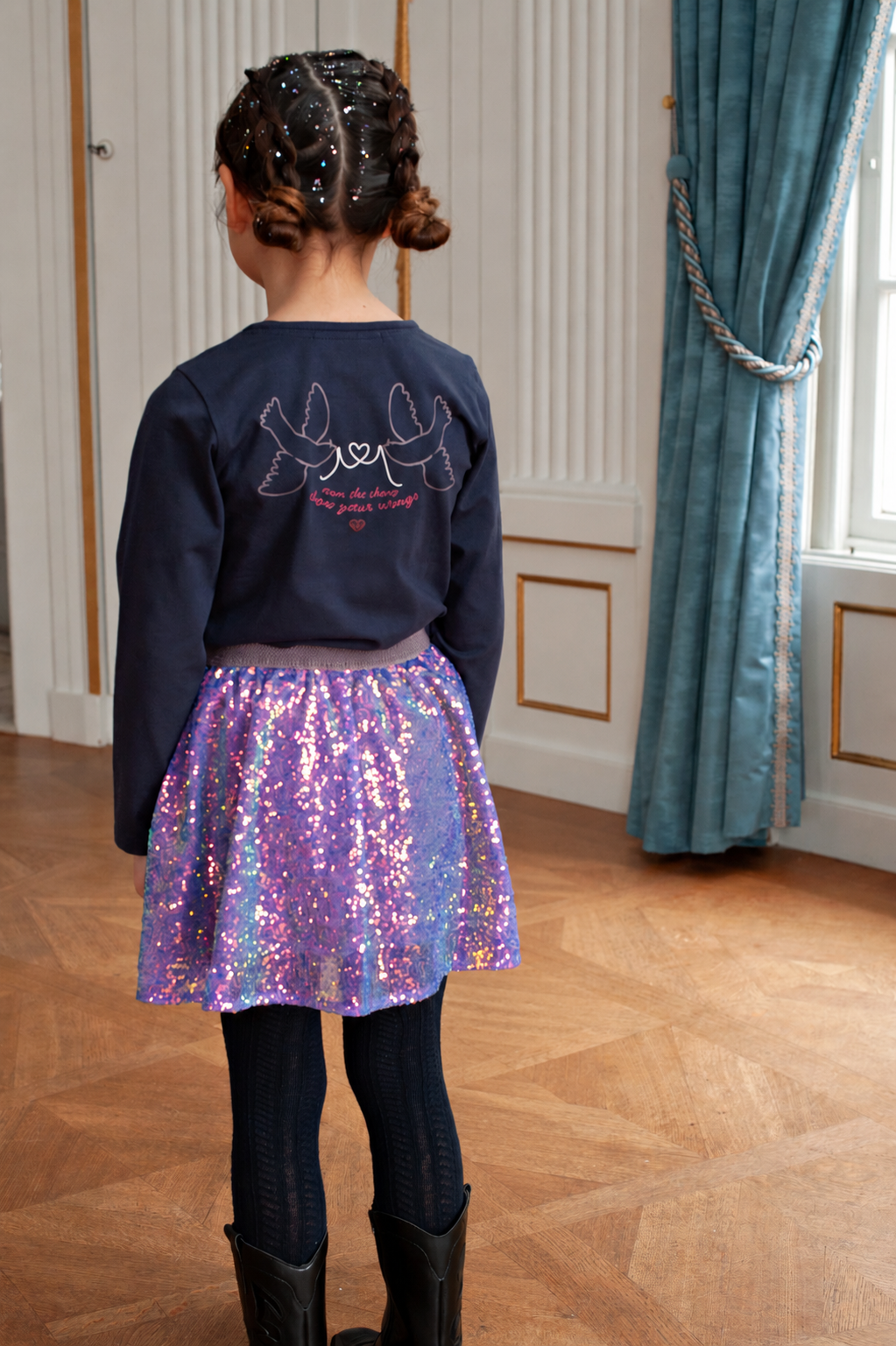 Jubel - Jupe à maillettes lila Daily Princess