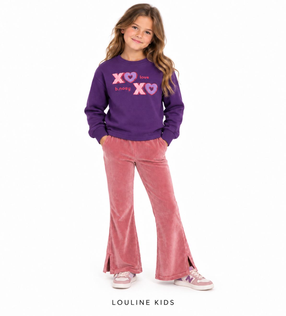 B.Nosy – Bright Rose Shelly Sweatshirt