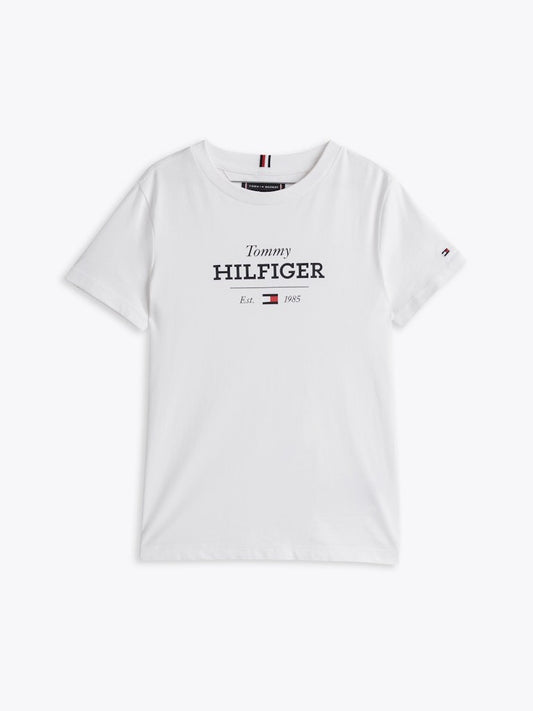 Tommy Hilfiger - T-shirt blanc monotype