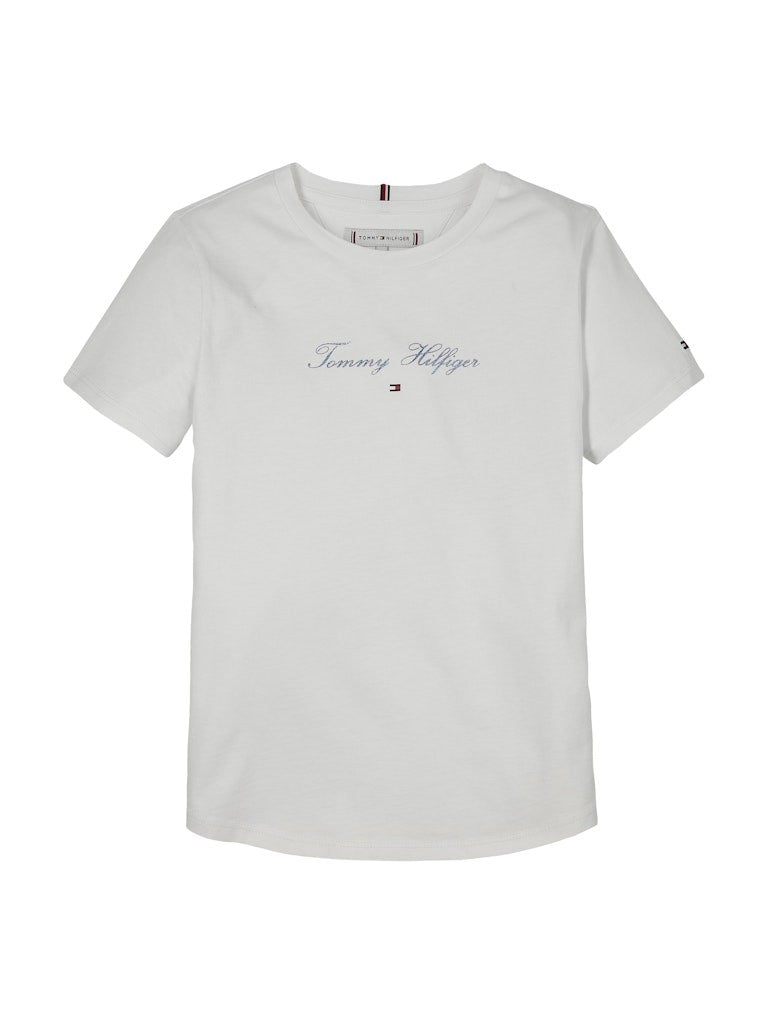 Tommy Hilfiger - T-shirt blanc script