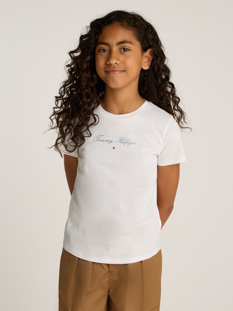 Tommy Hilfiger - T-shirt blanc script