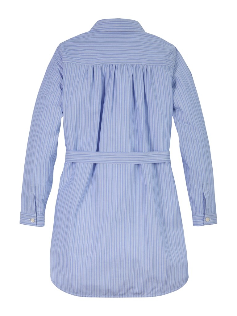 Tommy Hilfiger - Robe chemise White Base Blue Spell Stripe
