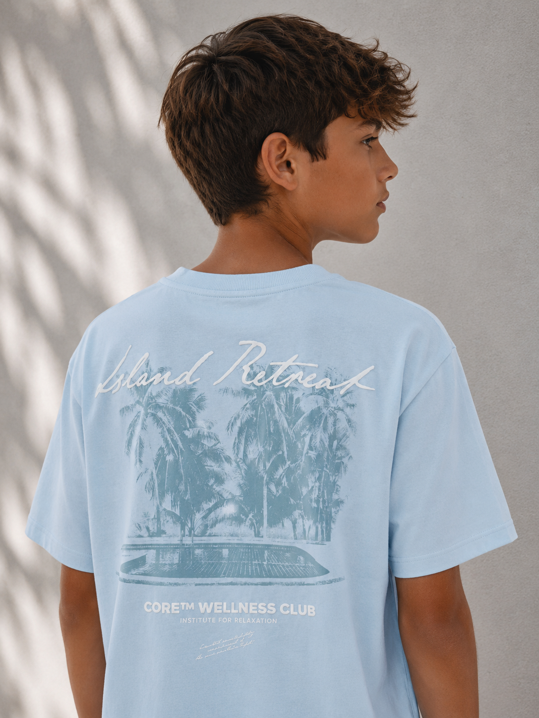 Jack & Jones – Omphalodes-T-Shirt mit Rückenaufdruck JO ETERNA