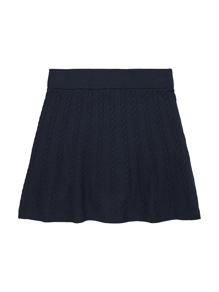 Tommy Hilfiger - Jupe mini cable dark night navy