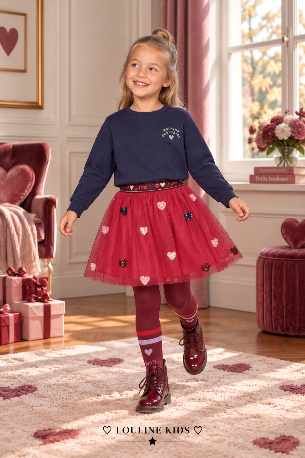 Jubel - T-shirt navy backprint Daily Princess