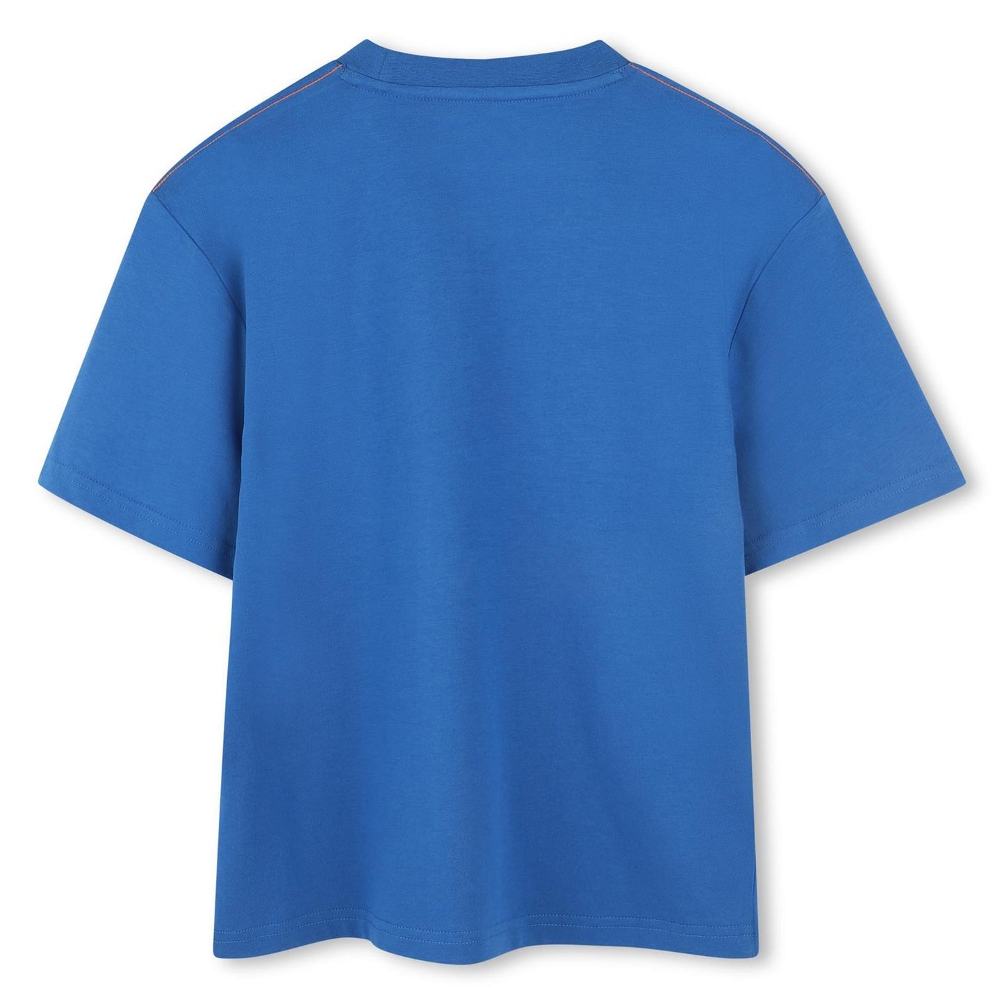 Timberland - T -Shirt Verlies Electric Blue & Logo gedrukt op de voorkant