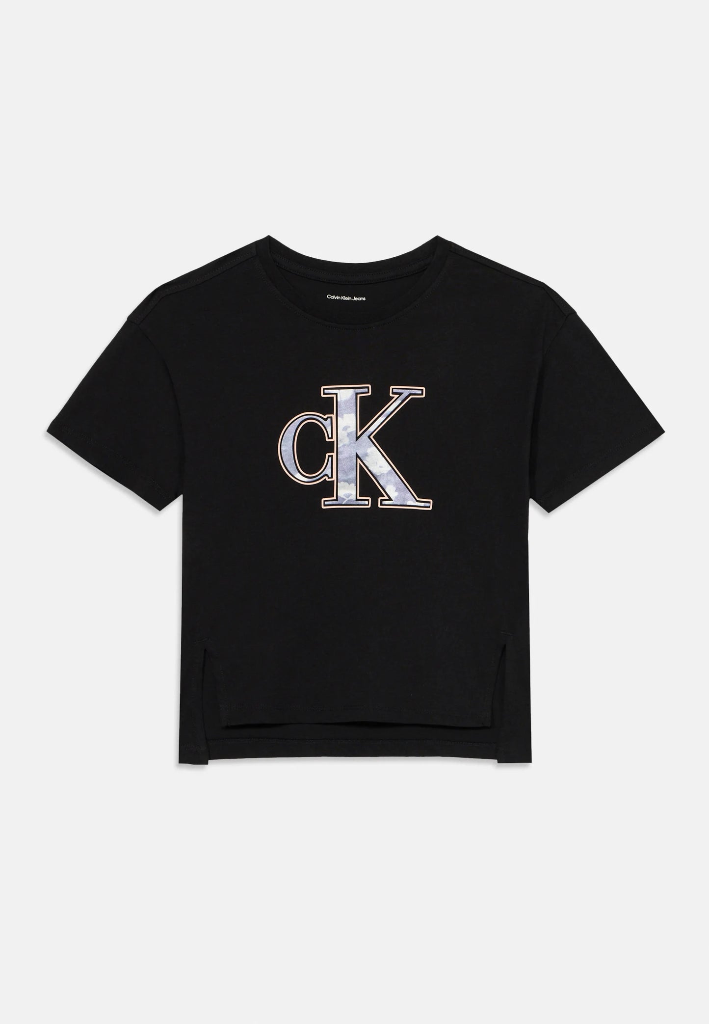 Calvin Klein - T-shirt noir monologo