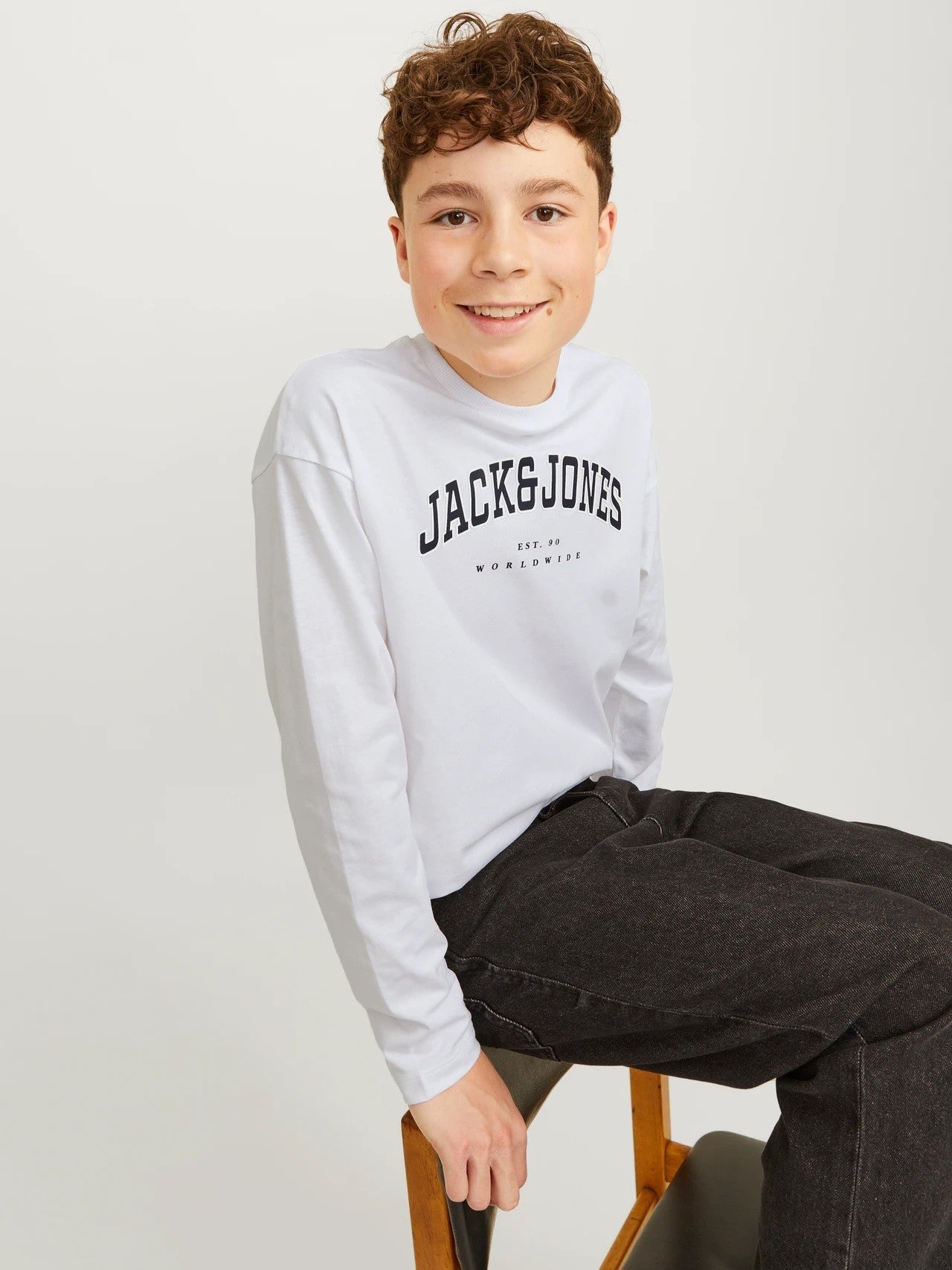 Jack&Jones - T-shirt JJECALEB White loose