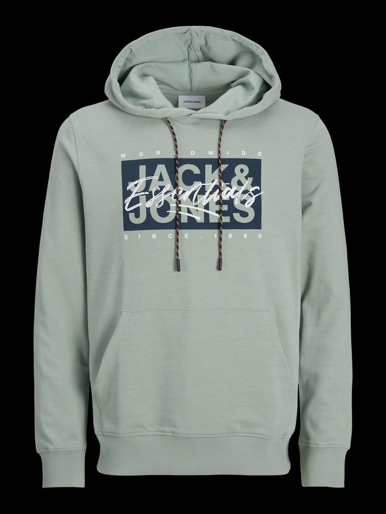 Jack&Jones - Sweat à capuche Iceberg Green JJCOLTON