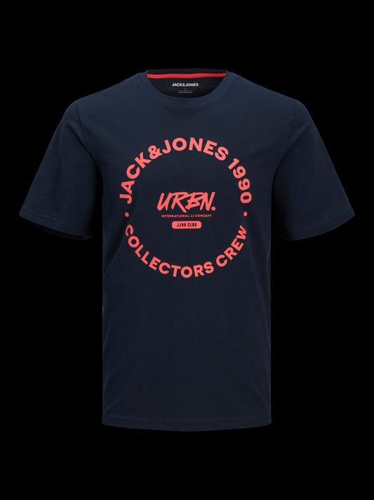Jack & Jones - Navy Jjsimon T -shirt