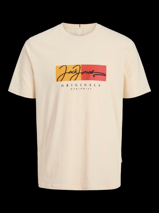 Jack & Jones - Ancient t -shirt White Jorfrederiksberg