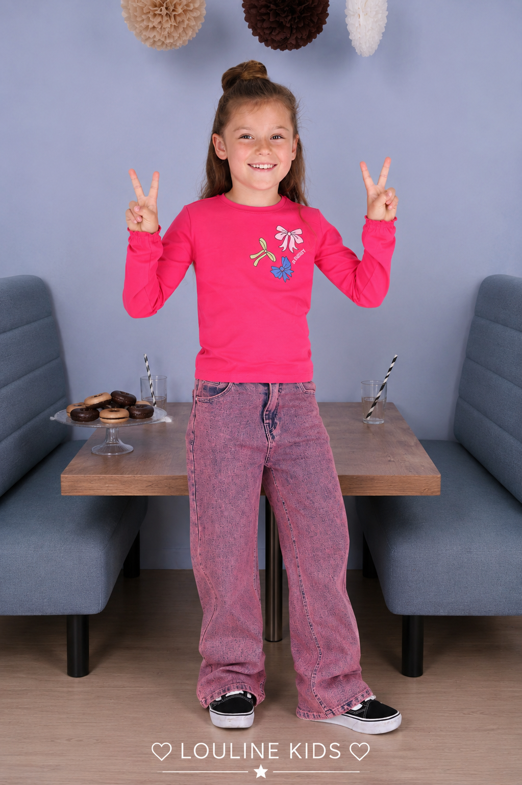 B.Nosy - Pantalon Letter grape Peggy