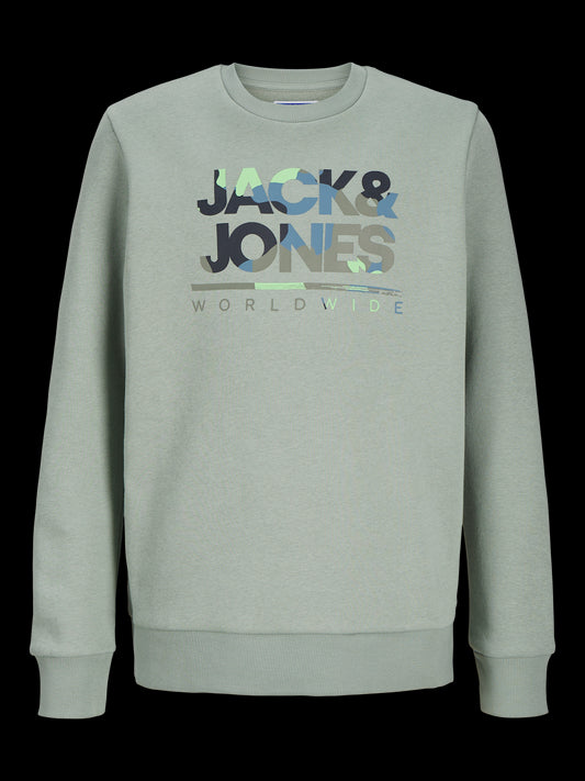 Jack & Jones - Sweat Iceberg Green Jjluke
