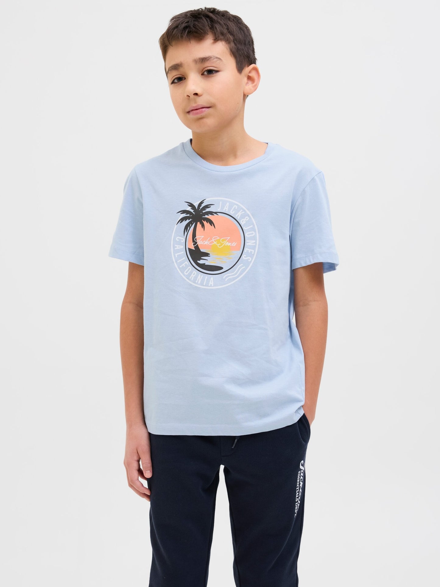 Jack&Jones - T-shirt Chambray Blue JJPALM