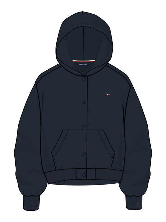 Tommy Hilfiger - Cardigan Dark Night Navy mit Rückenmuster