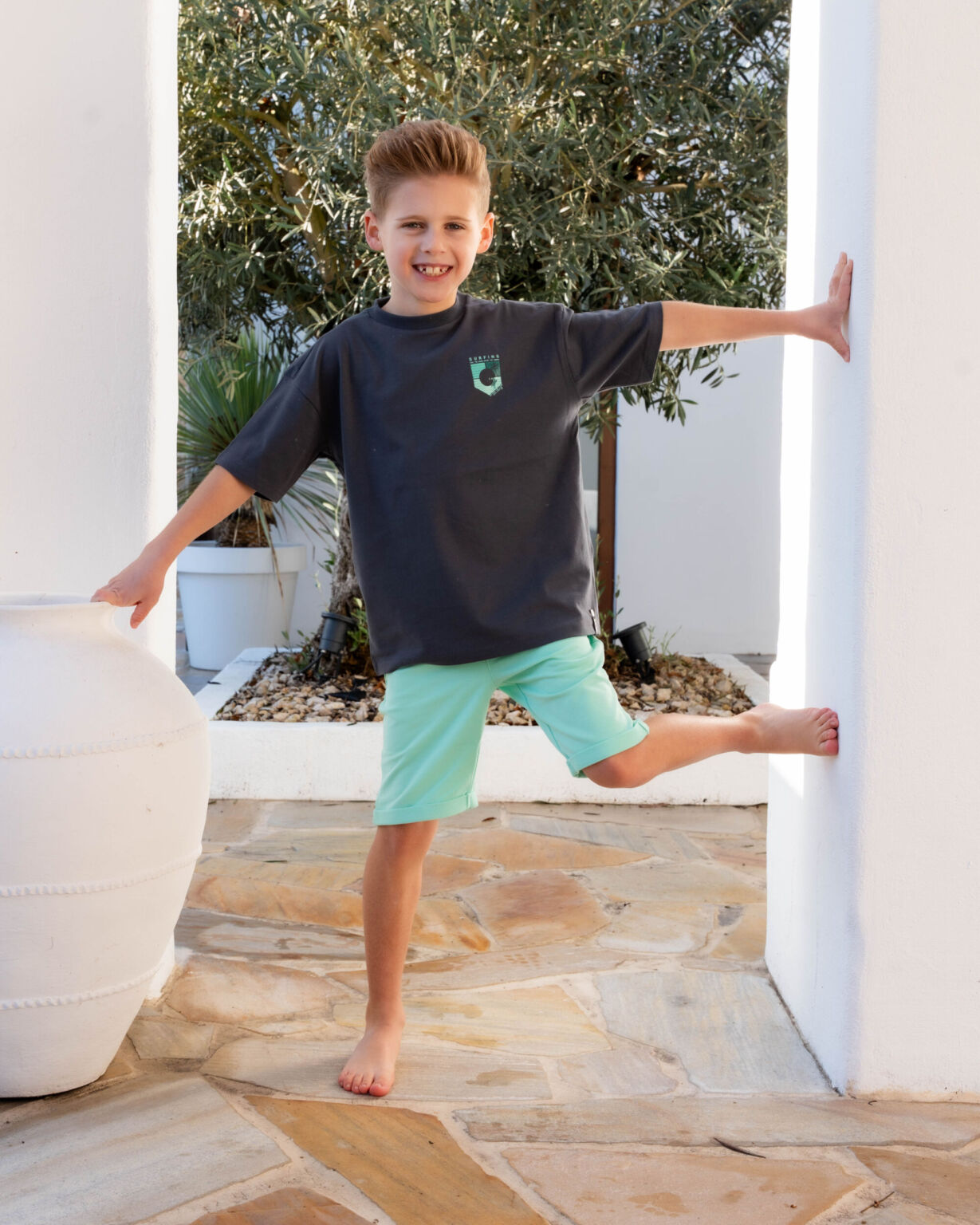 Skurk - Short mint Bos