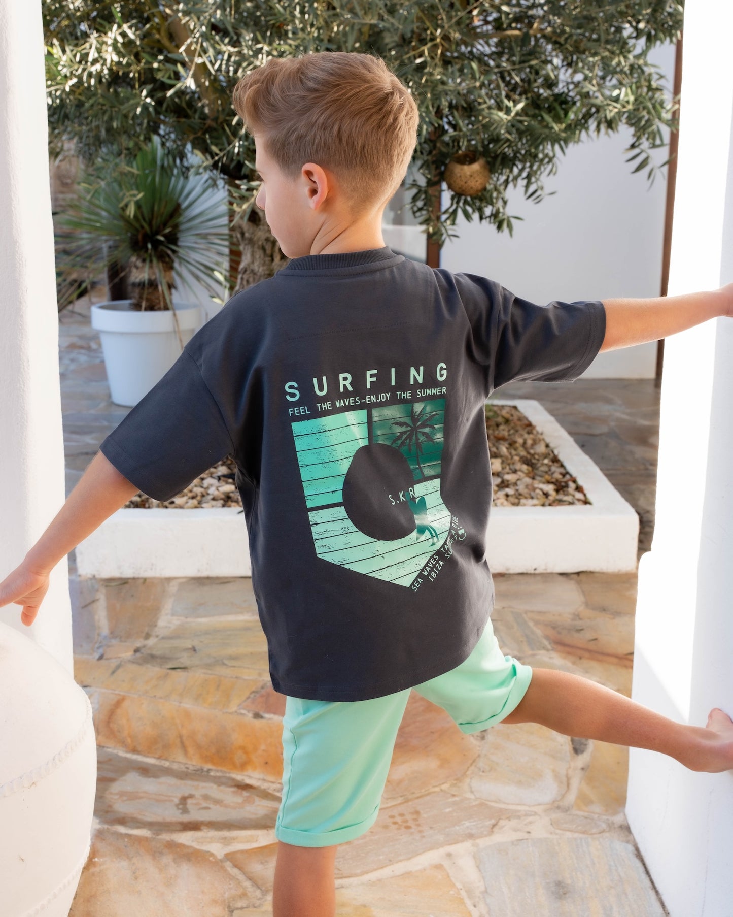 Skurk - Short mint Bos