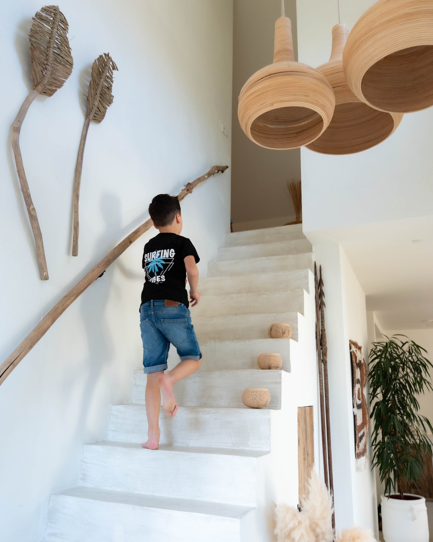 Skurk - T-shirt backprint noir Taf