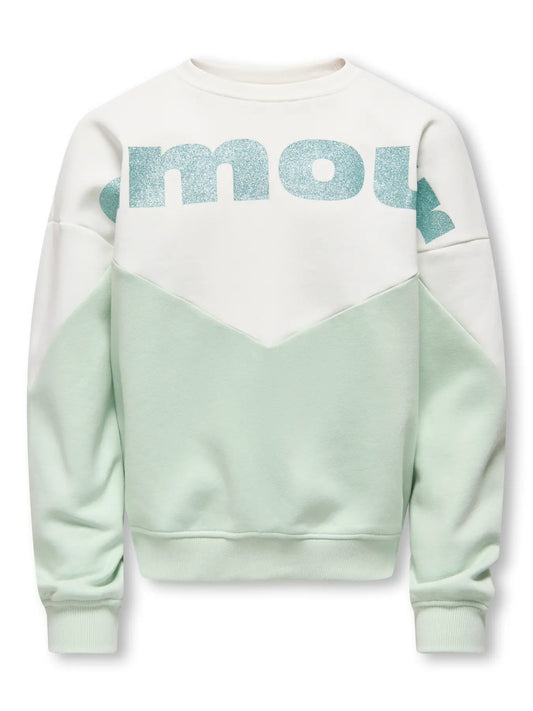 Alleen - Aqua KOGRUNA-sweatshirt