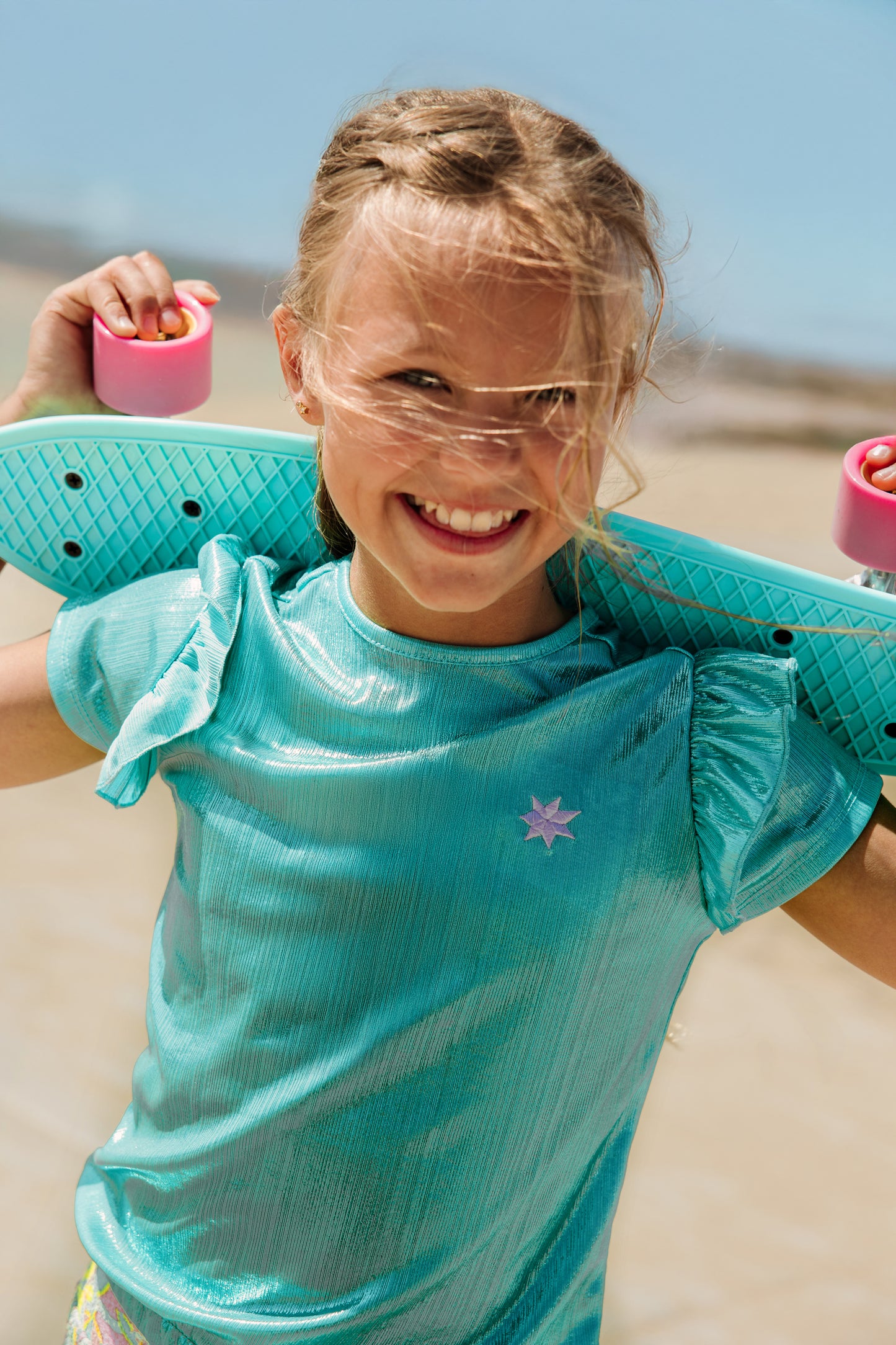 B.Nosy - T-shirt aruba blue Brook