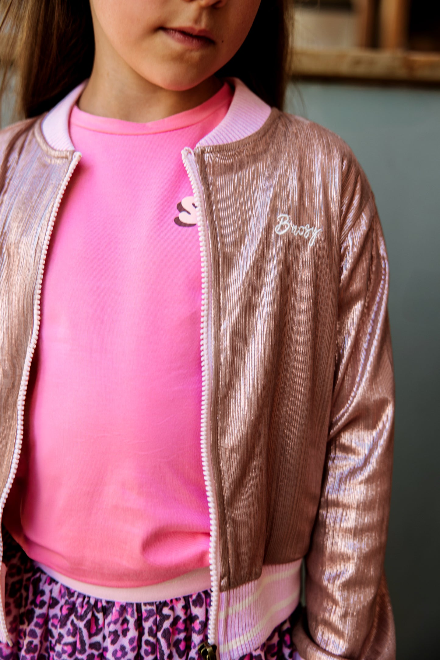 B.Nosy - T-shirt pink lemonade Tora