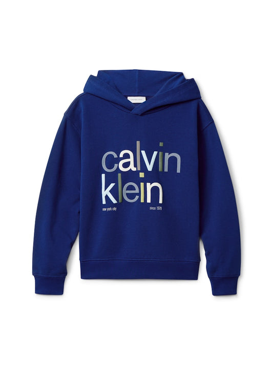 Calvin Klein - Sweat à capuche Color logo graphic Bold Blue