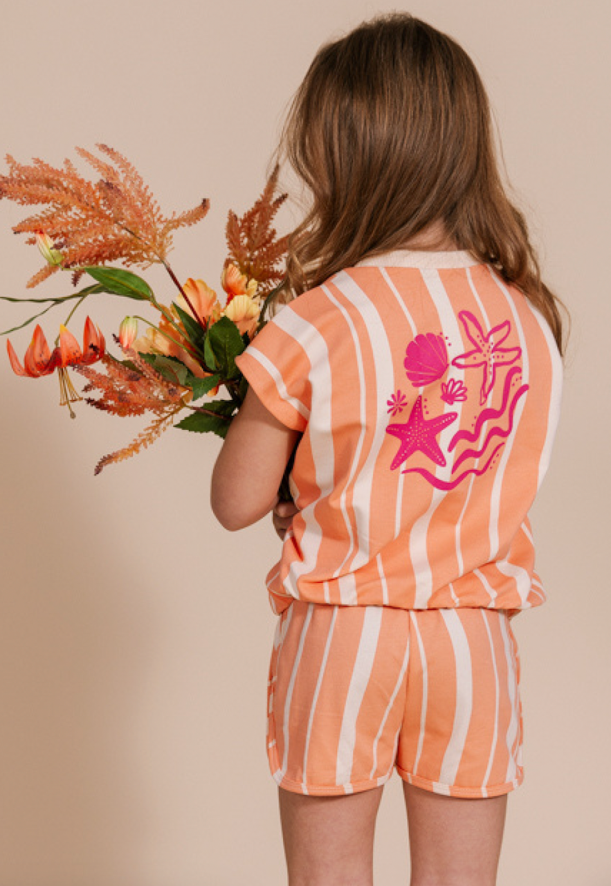 Quapi - Backprint Fean ärmellose Sweatshirt