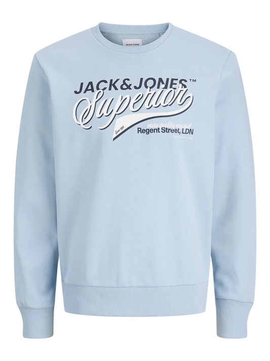 Jack&Jones - Sweat JJELOGO Celestial