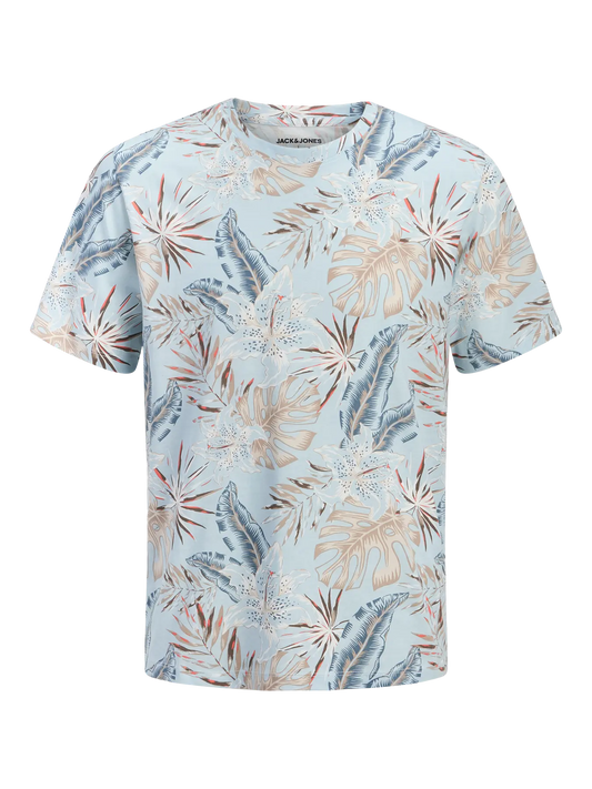 Jack&Jones - T-shirt Celestial Blue JJHONOLULU