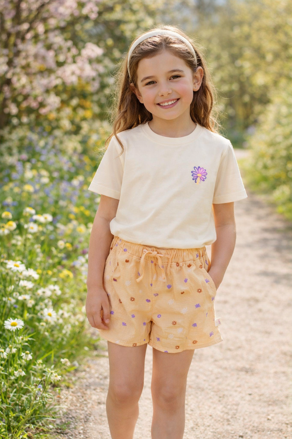 Quapi – T-Shirt mit Delilah-Rückenaufdruck
