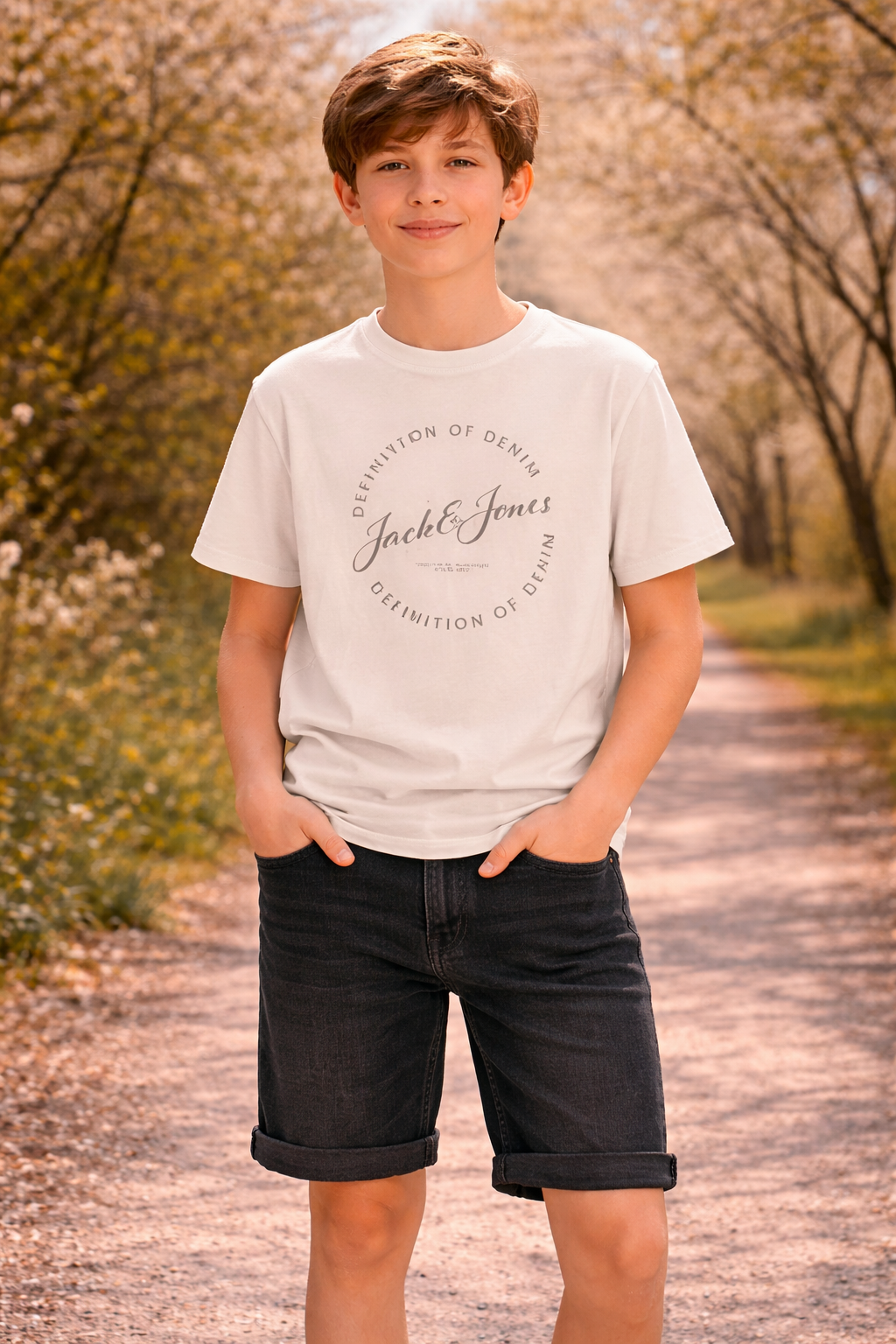 Jack & Jones - Camiseta rayo de luna JJ GRAYSON