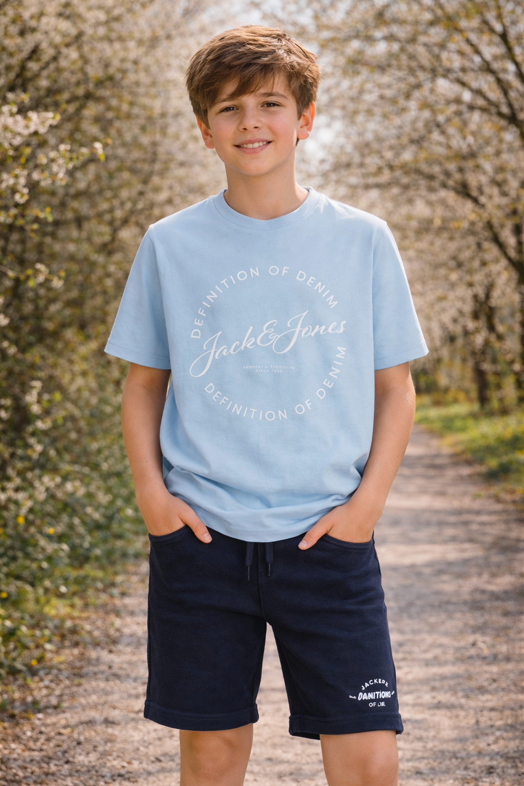 Jack&Jones - T-shirt Celestial Blue JJGRAYSON