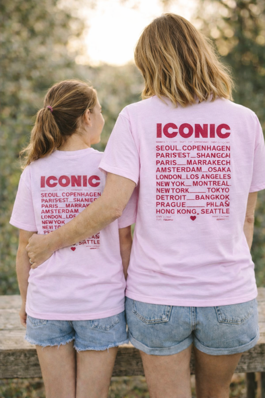 Mère & Fille - T-shirt rose clair ICONIC