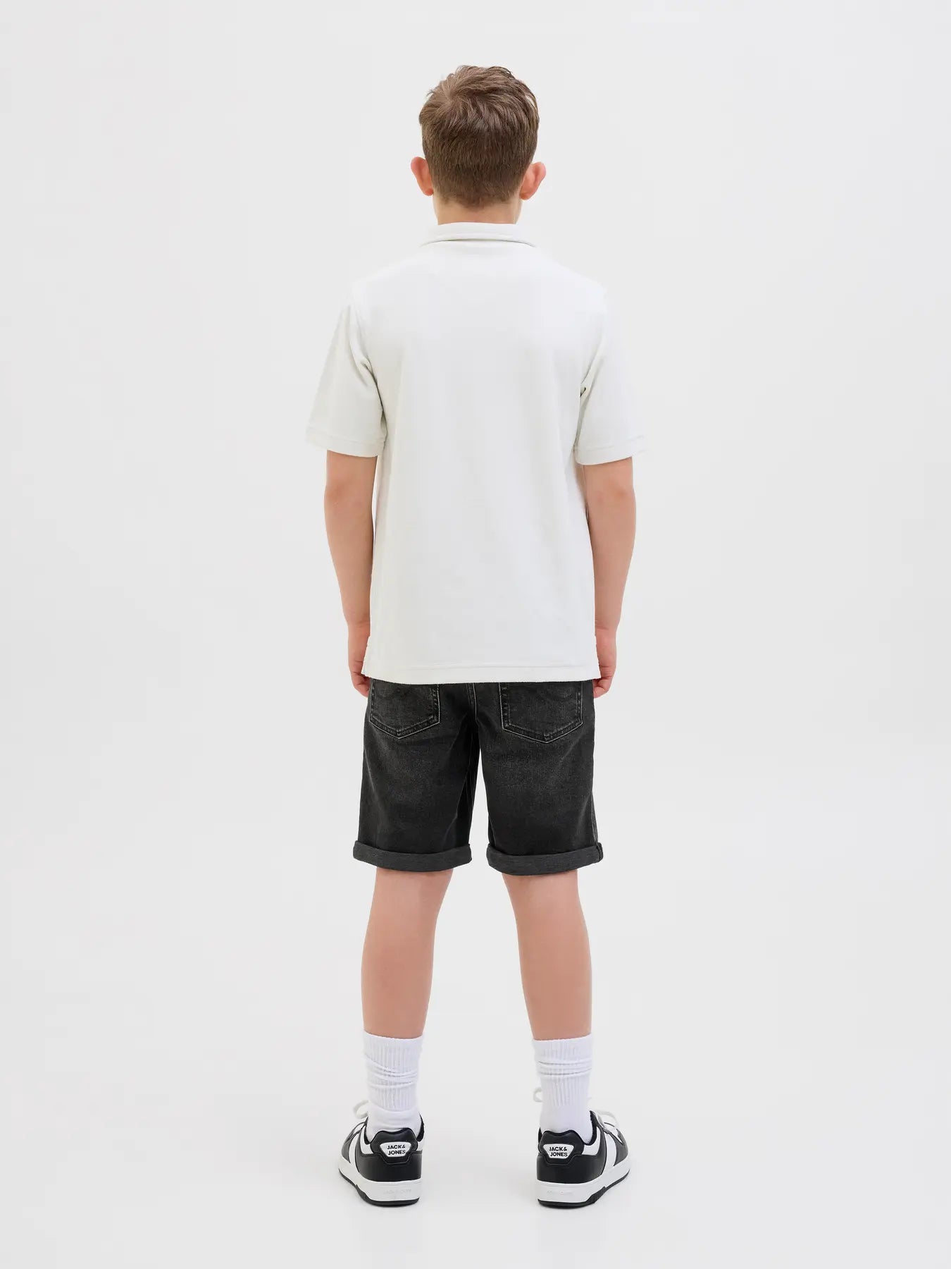 Jack&Jones - Short JJIRICK black denim 360