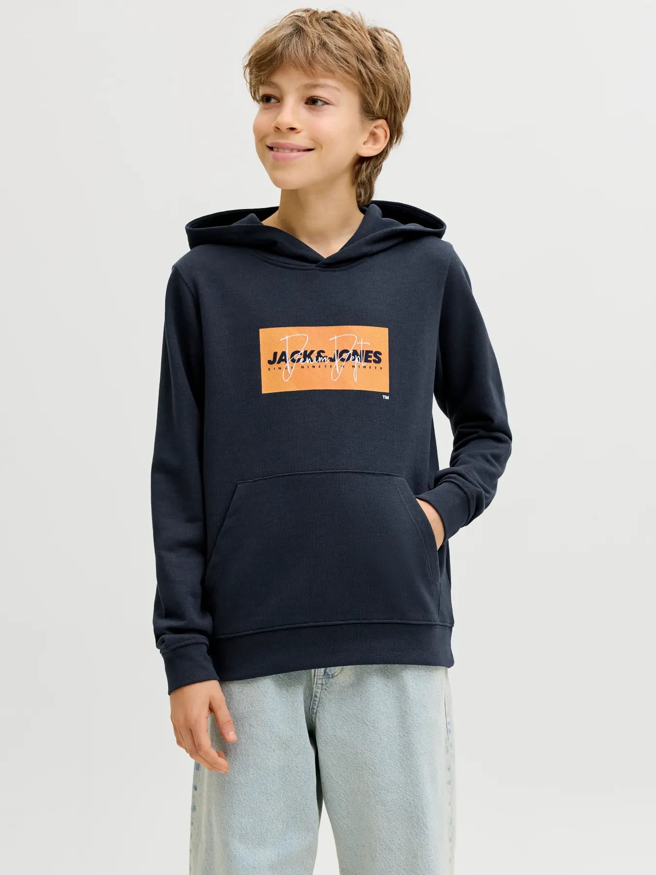 Jack & Jones - JJ COLE marineblauwe blazer-hoodie