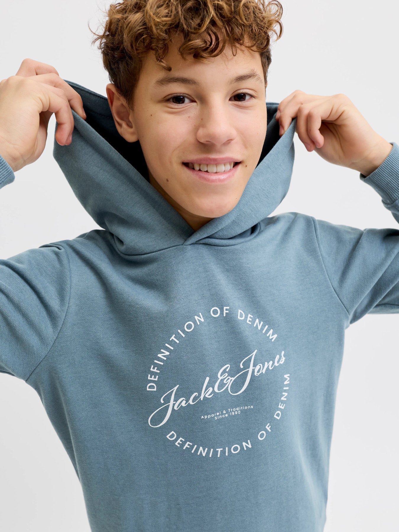 Jack&Jones - Sweat à capuche Blue Mirage JJGRAYSON