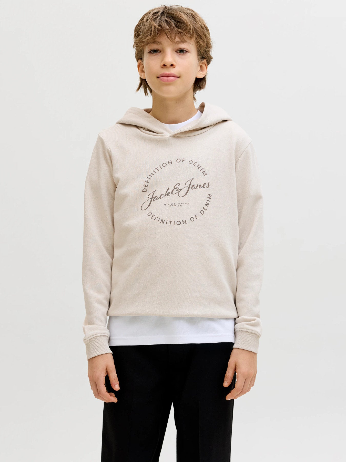 Jack&Jones - Sweat à capuche Moonbeam JJGRAYSON