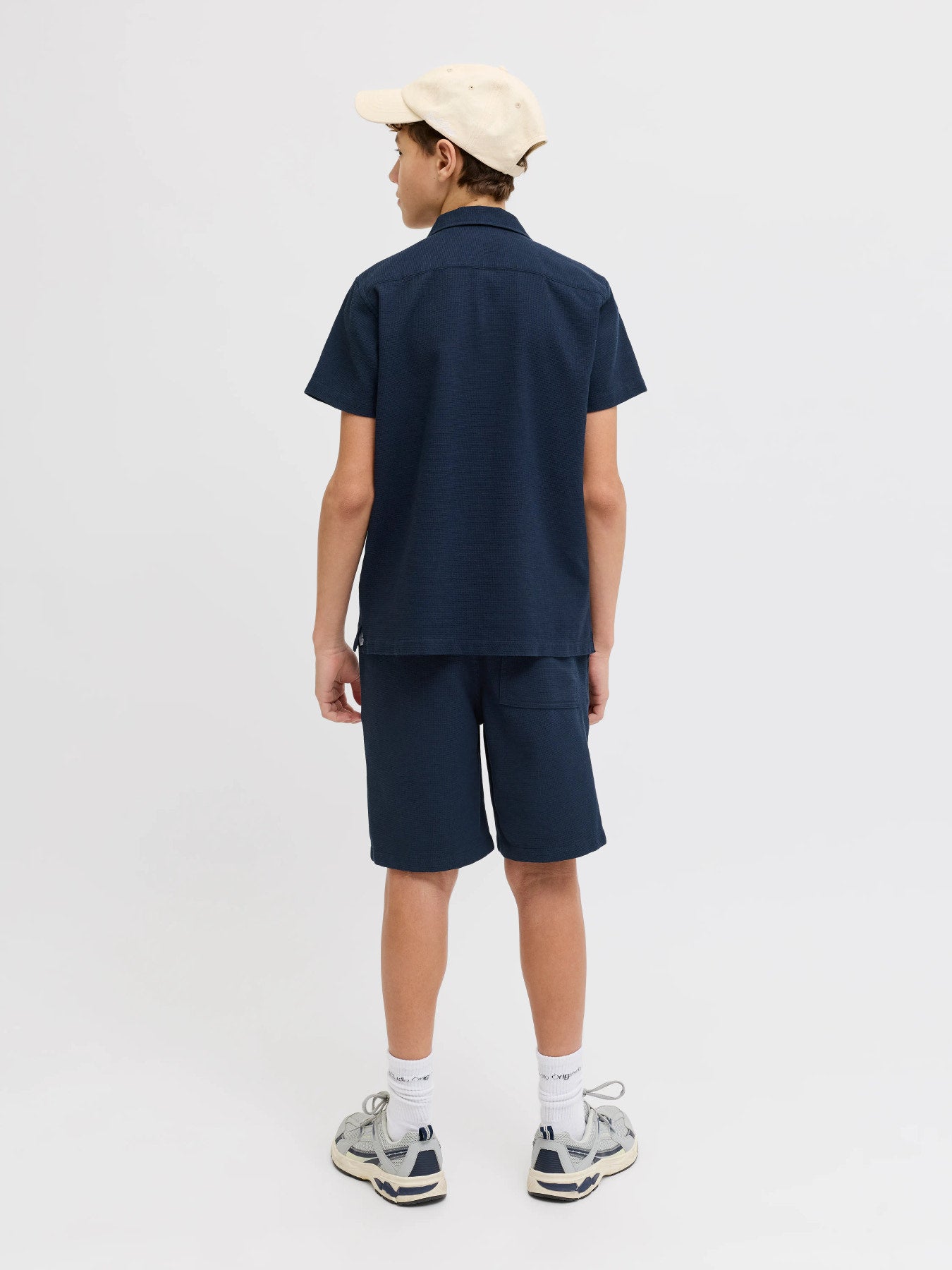 Jack & Jones - JJ GLOBAL marineblauw overhemd