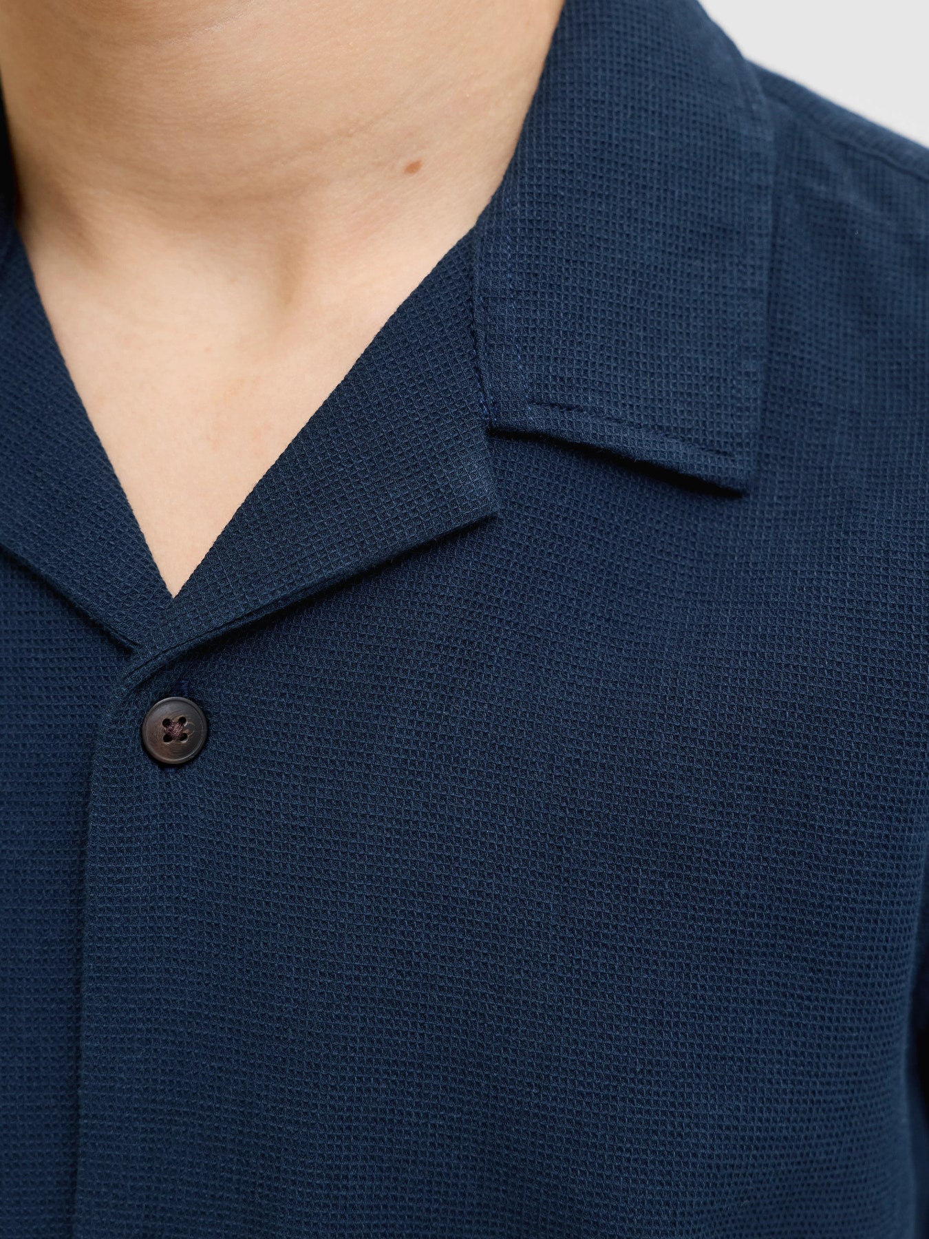 Jack & Jones - JJ GLOBAL marineblauw overhemd