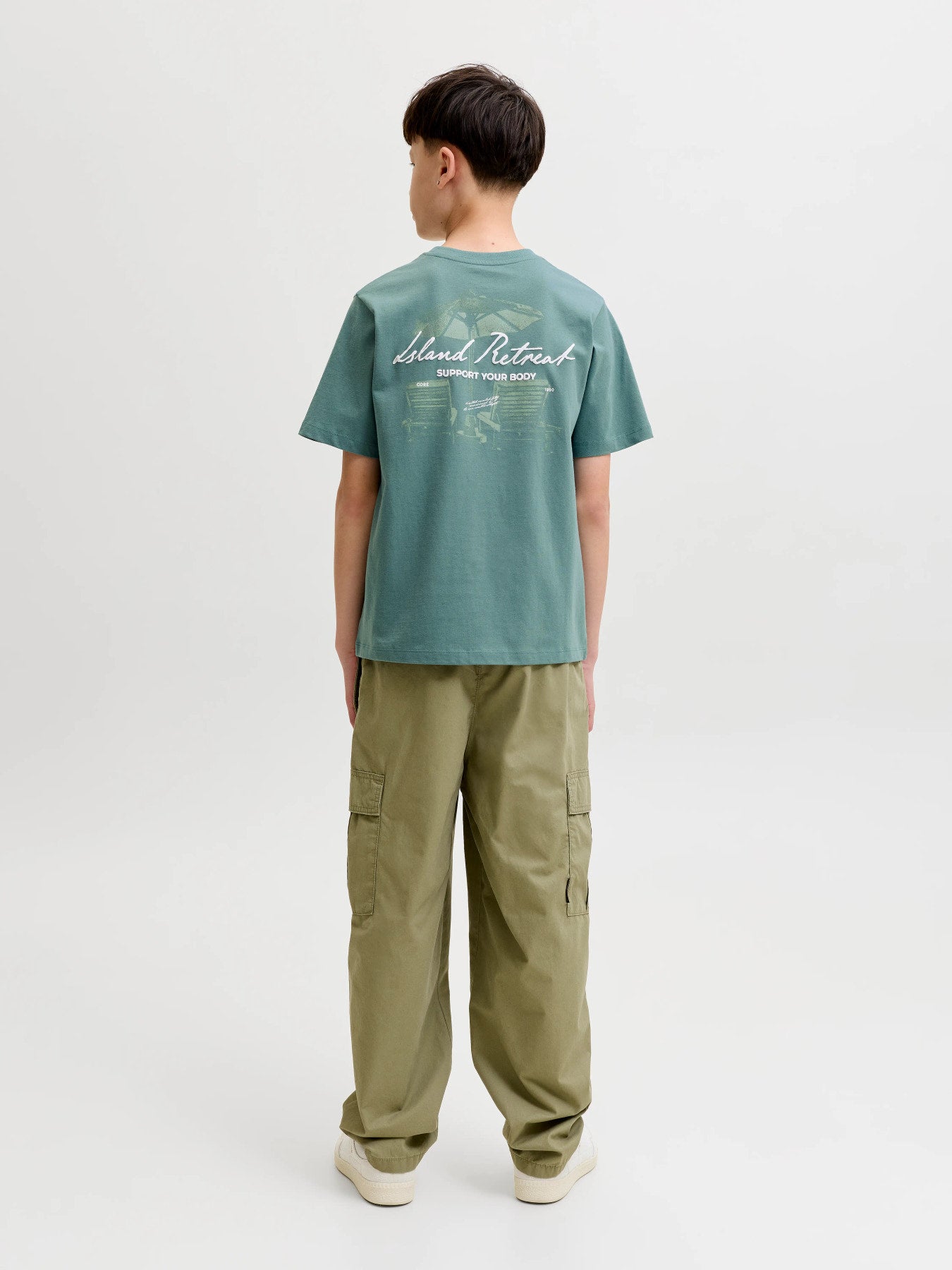 Jack & Jones - Camiseta estampado espalda Atlántico Norte JCOETERNA